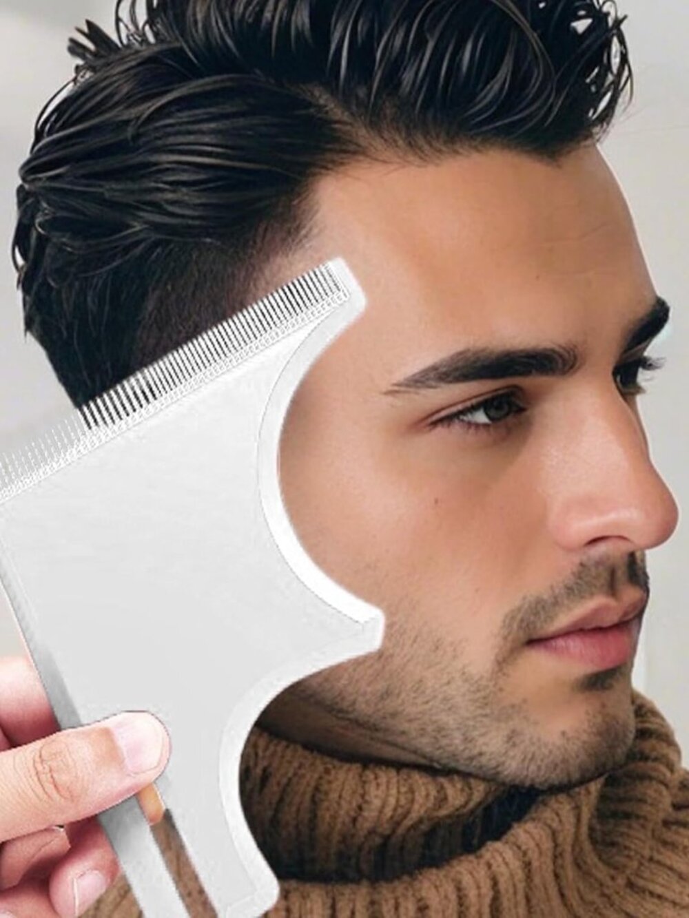 Beard Styling Template Set for Men, Multi-Angle Grooming